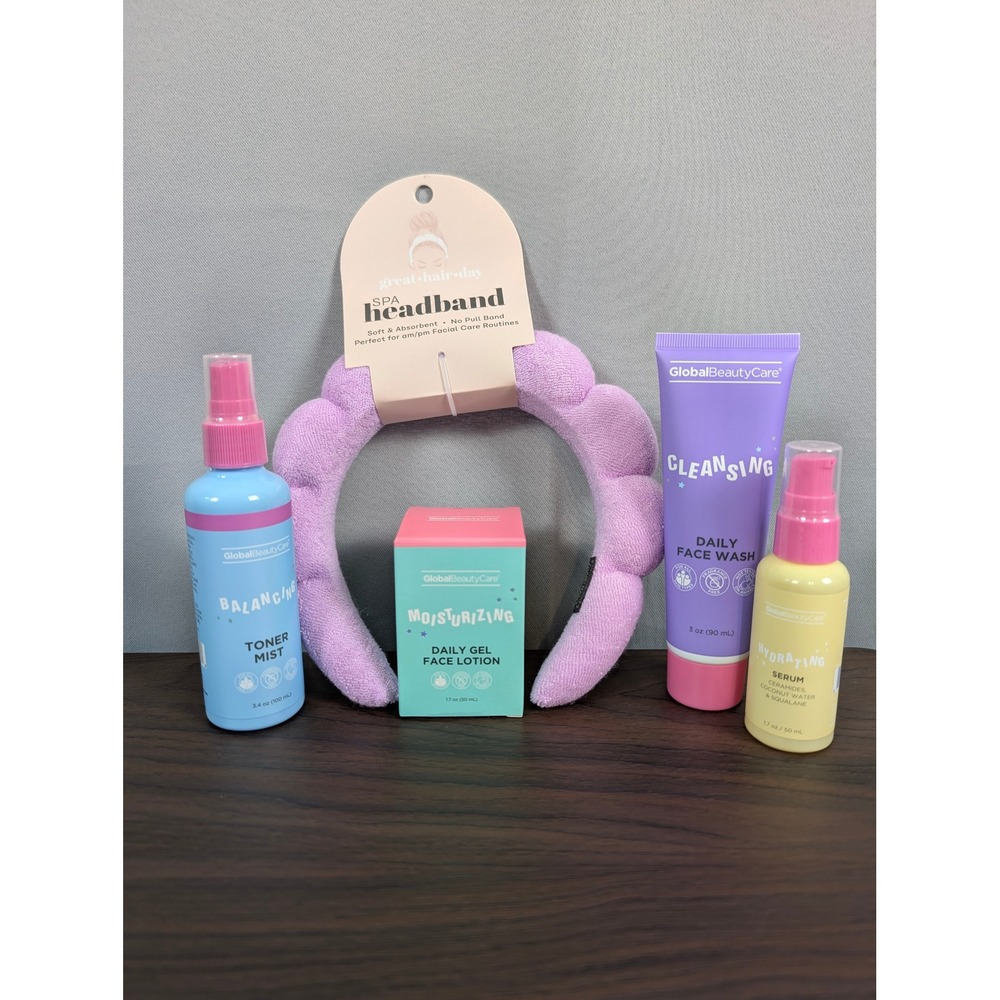 Global Beauty Care Skincare Spa 5 PC Set Women Multicolor NEW